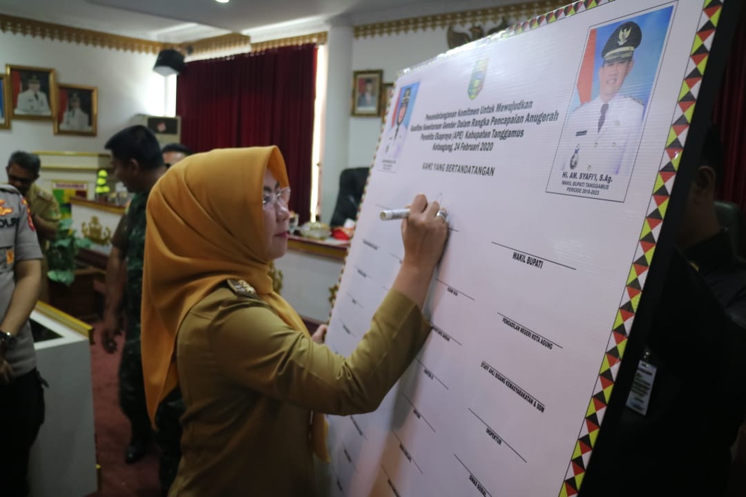 Pemkab Tanggamus Komitment Dukung Kesetaraan Gender