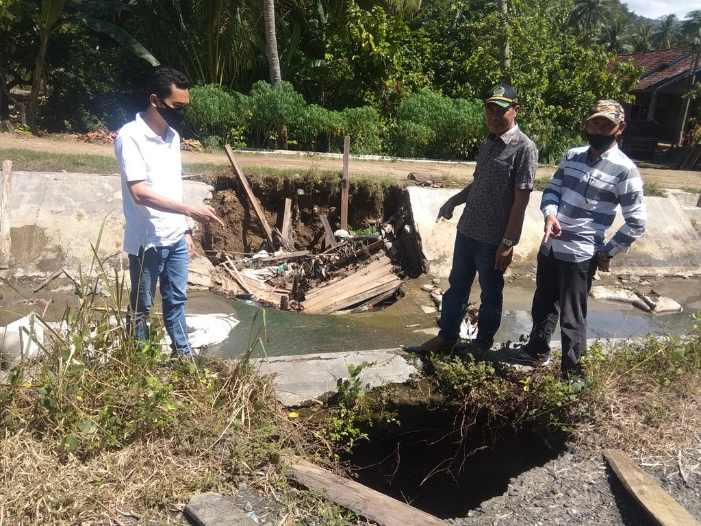 Irigasi di Semaka Jebol, Ribuan Ha Sawah Tidak Teraliri Air