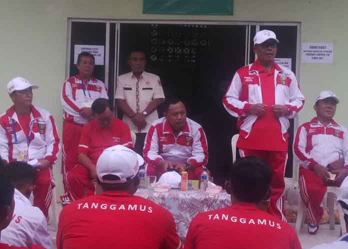 Kunjungi Pemondokan, Wabup Bakar Semangat Atlet