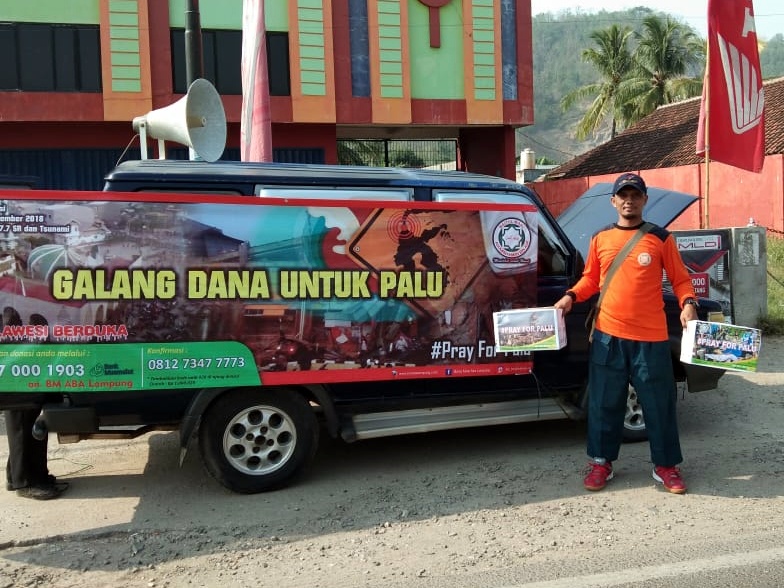 LAZ BM ABA Pringsewu Galang Dana Untuk Palu