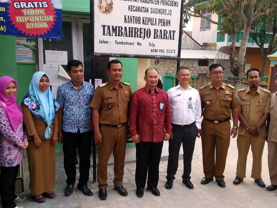 BPKP Lampung Pantau Siskeudes Tambahrejo Barat