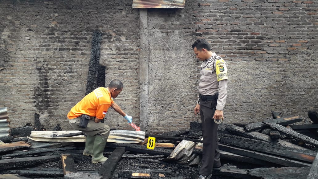 Polres Tanggamus Identifikasi Kebakaran di Pancawarna