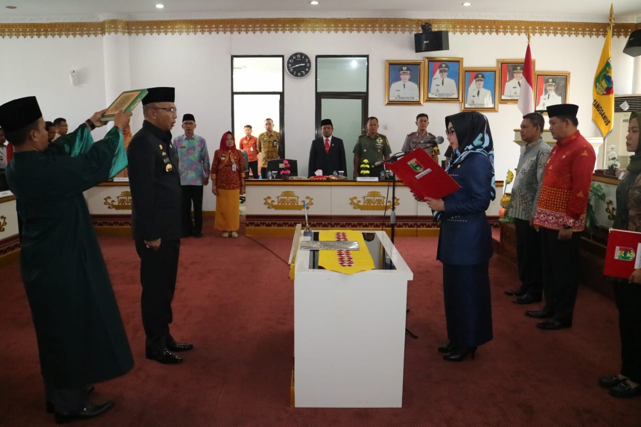 Bupati Lantik Hamid H Lubis Sebagai Sekda Defenitif