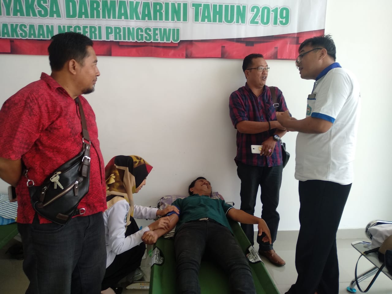 Kejari Pringsewu Baksos Donor Darah