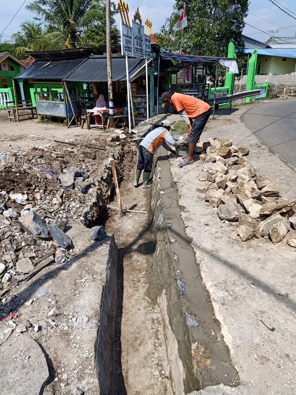 Pekon Sinar Semendo Realisasikan Pembangunan Infrastruktur