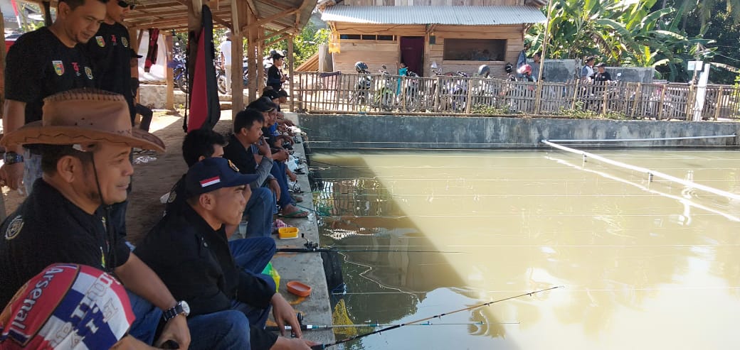 Jelang HUT RI, Pemkab dan PWI Tanggamus Gelar Lomba Mancing