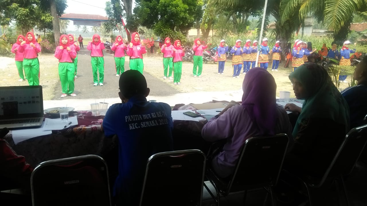 Meriahkan HUT RI, TP PKK Kecamatan Semaka Gelar Lomba