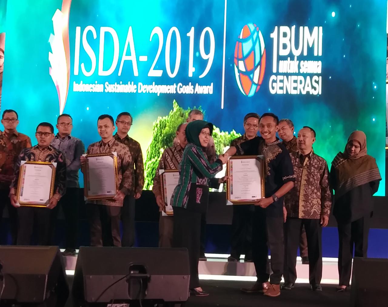 PT. Tirta Investama Aqua Tanggamus Raih Dua Penghargaan ISDA 2019