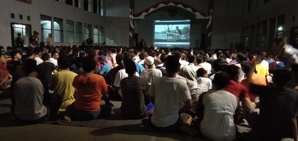 Napi Lapas Kotaagung Antusias Nobar Avengers