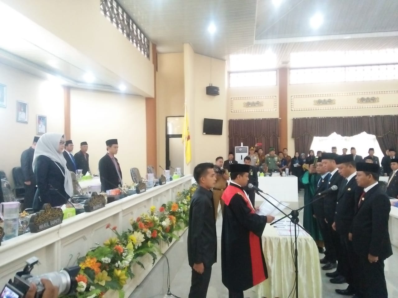 Sah, Empat Pimpinan DPRD Tanggamus Dilantik