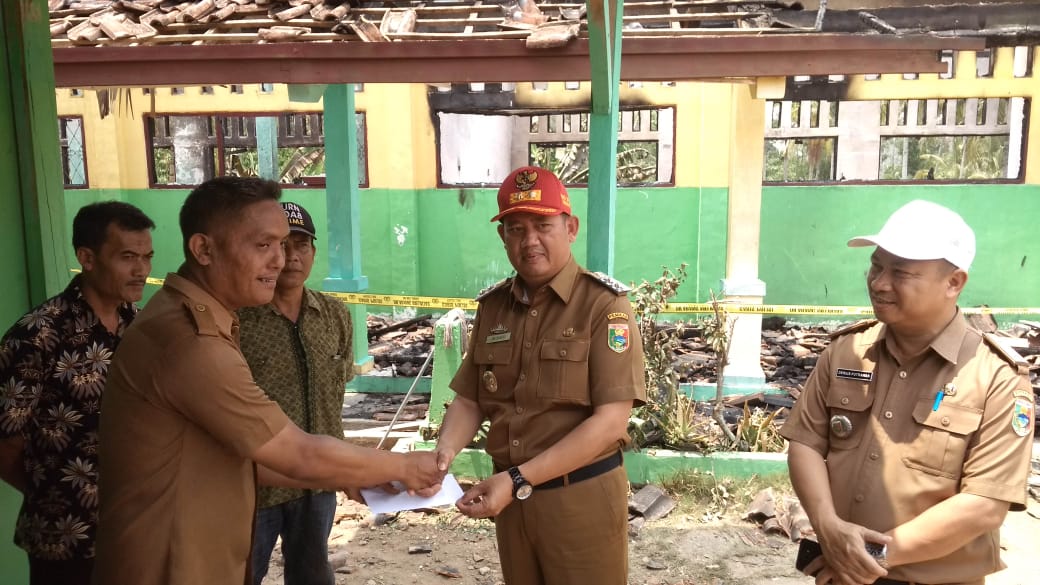 Wabup Tinjau Gedung MTs Baiturahman