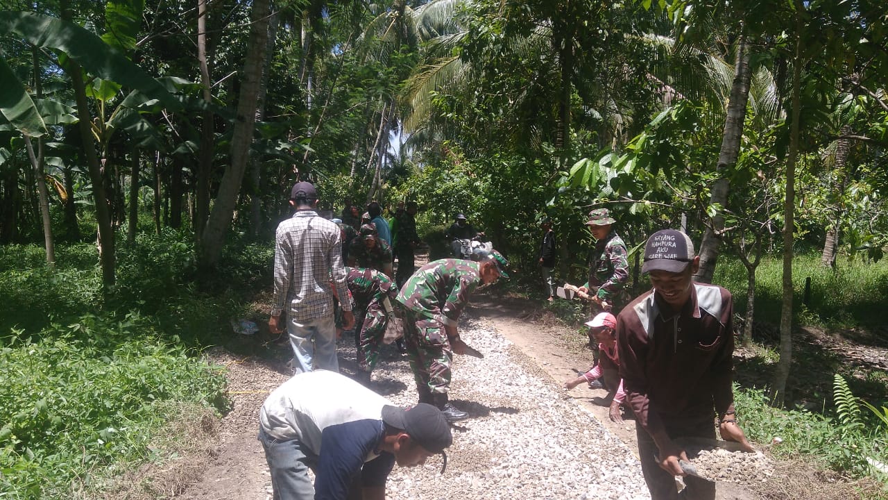 Pekon Sinarbangun Jadi Sasaran Binter Terpadu Kodim 0424 Tanggamus