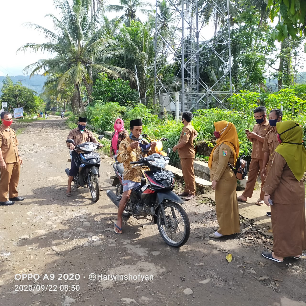 Pekon Waypanas Lakukan Gebrak Masker