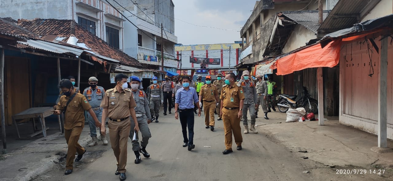 Pedagang Positif Covid-19,Pasar Talang Padang Ditutup