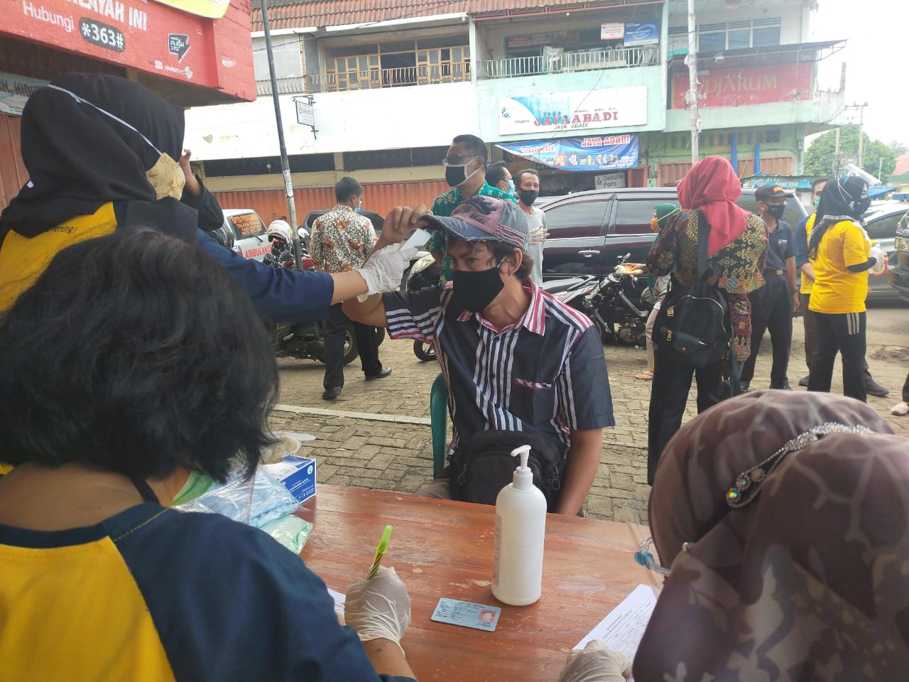 Rapid Test Massal Pasar Talangpadang Ditarget 500 Peserta