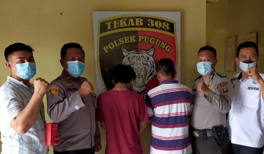 Pembobol Rumah, ‘Digulung’ Polsek Pugung