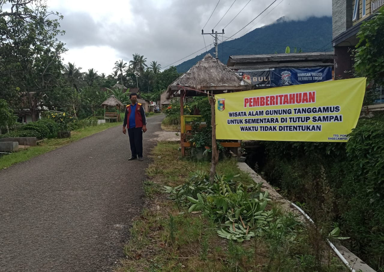 Gunung Tanggamus dan Bukit Neba Ditutup Sementara