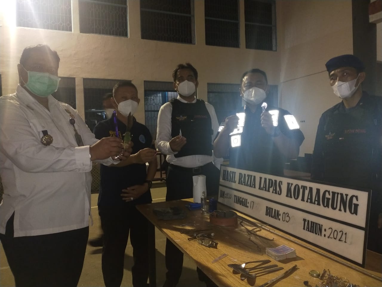 Kadivpas Pimpin Tim Gabungan Razia di Lapas Kotaagung