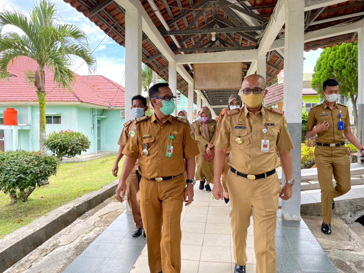 Antisipasi Lonjakan Covid, Sekda Tanggamus Cek Kesiapan RSUDBM