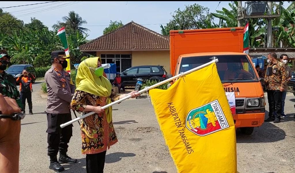 Bupati Launching Bantuan Beras Bagi KPM