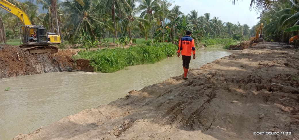 BPBD Normalisasi Sungai Rawan Banjir