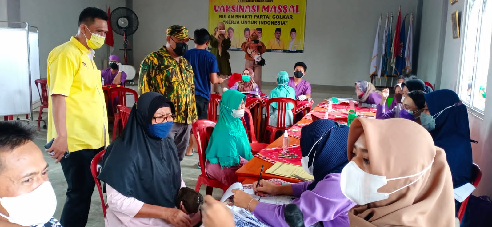 Golkar Sukses Gelar Vaksinasi Massal