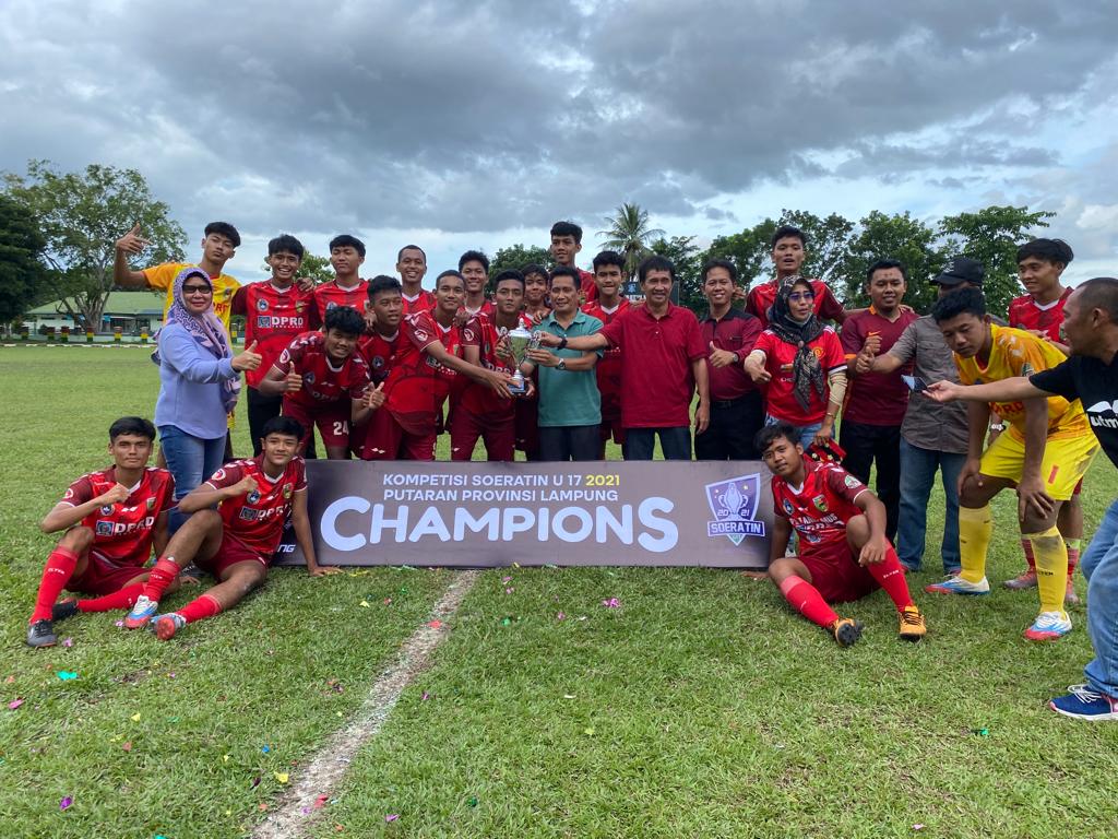 Tekuk Persikomet, PS Tanggamus Juara Piala Soeratin U 17