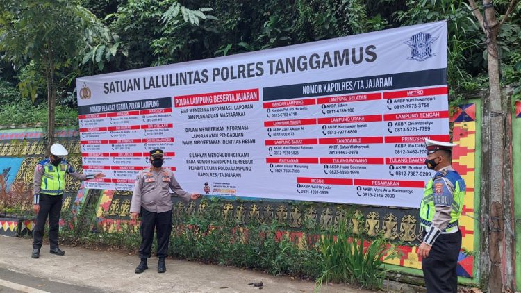 Nomor Pejabat Kepolisian Diinfokan Melalui Banner