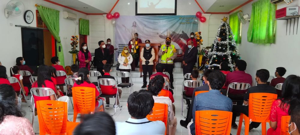 Kendarai Trail, Wabup dan Kapolres Monitoring Gereja Hingga Vaksinasi