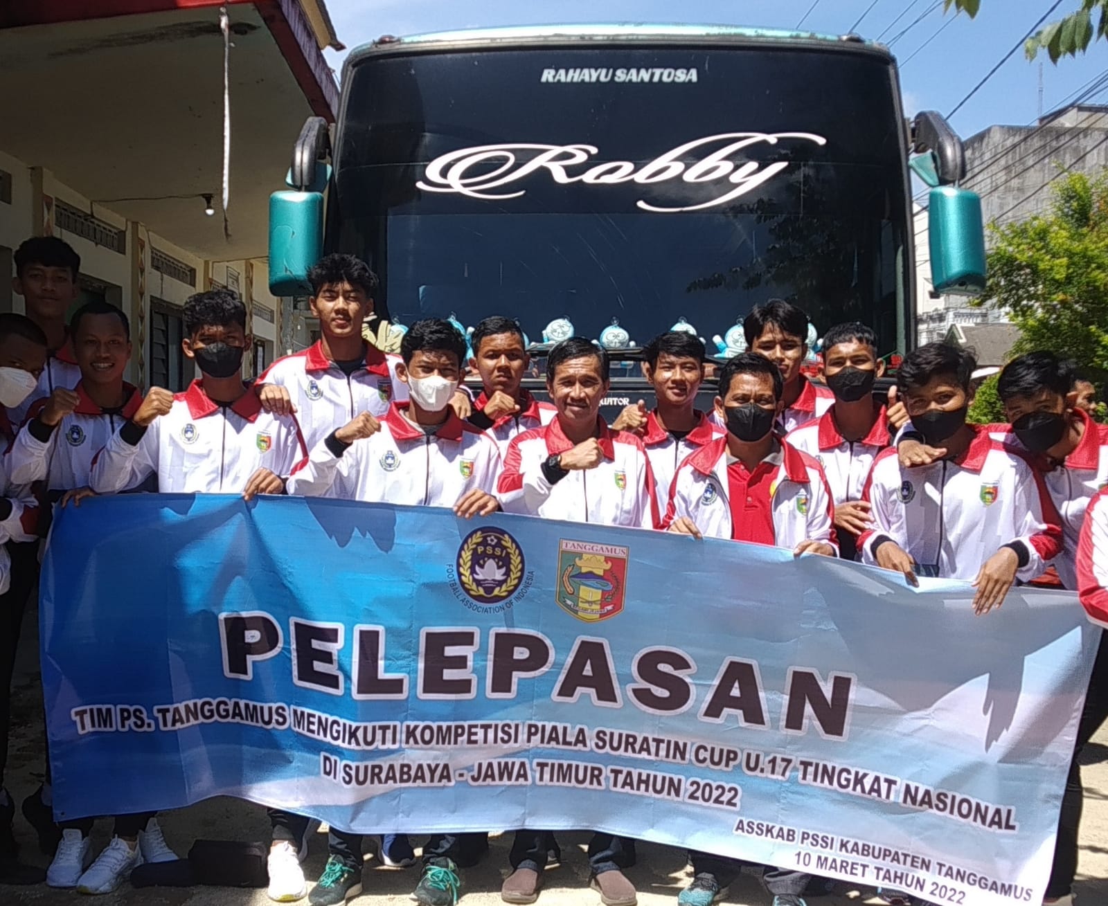 PS Tanggamus U-17 Bertolak ke Surabaya
