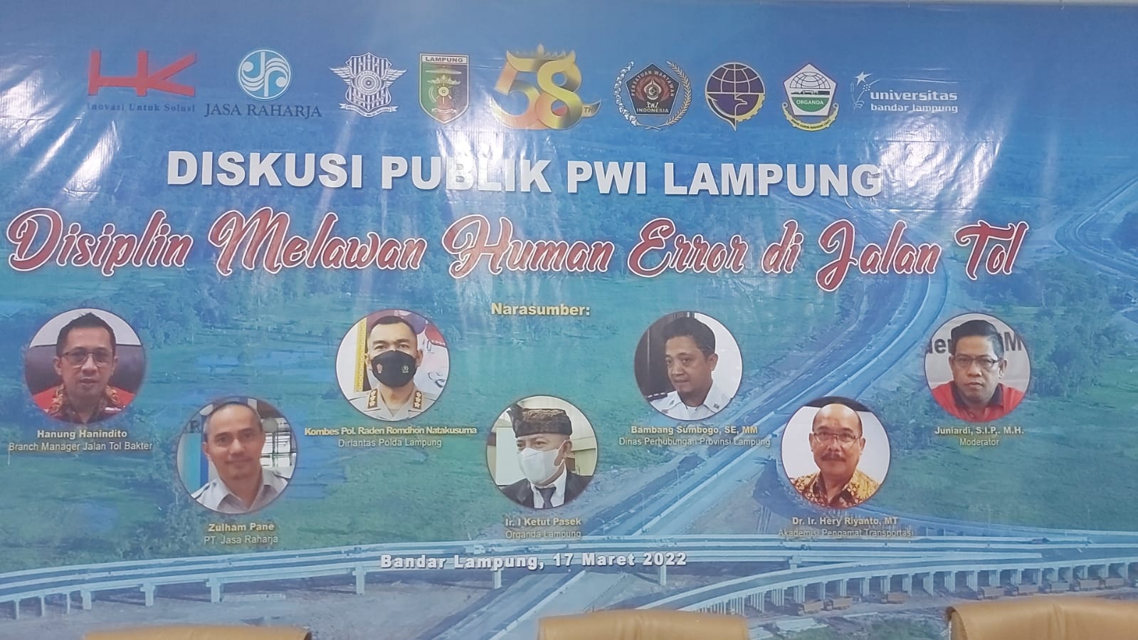 Gandeng Hutama Karya, PWI Lampung Gelar Diskusi