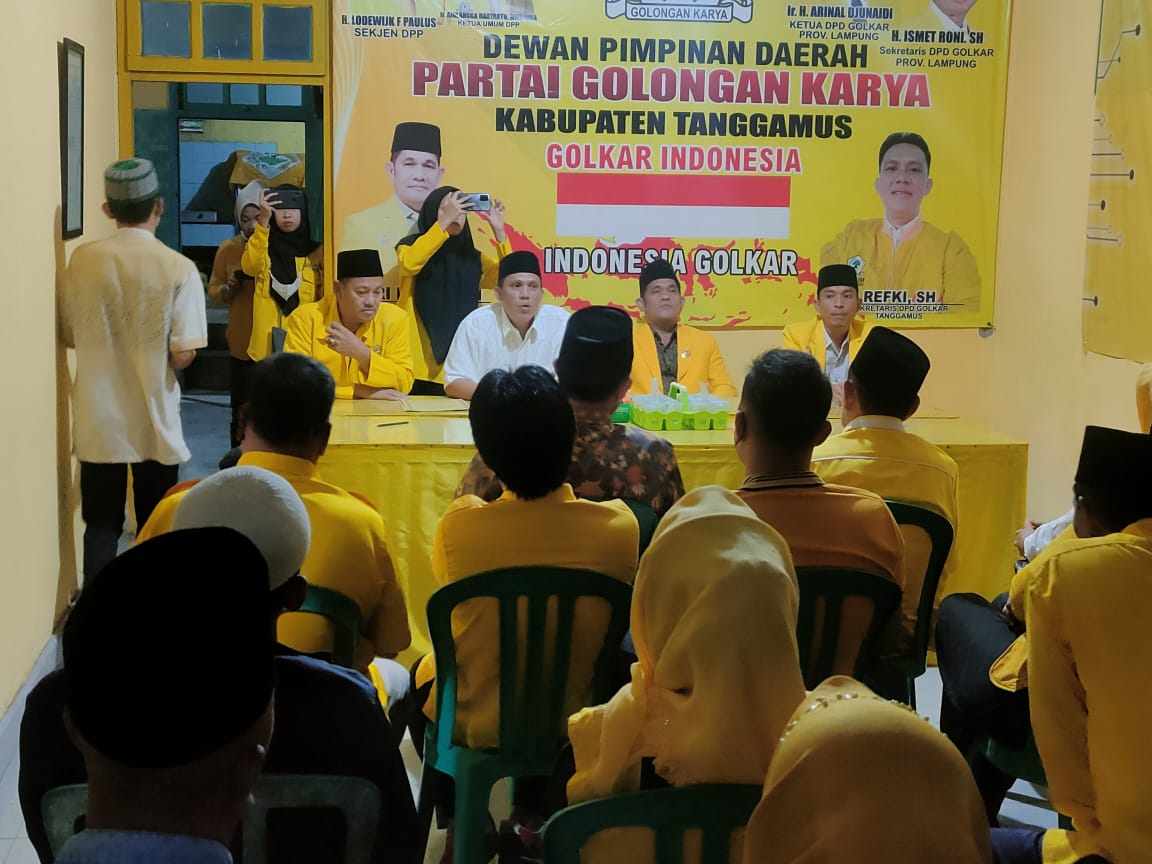 Tingkatkan Silahturahmi, DPD II Partai Golkar Tanggamus Gelar Buka Puasa Bersama