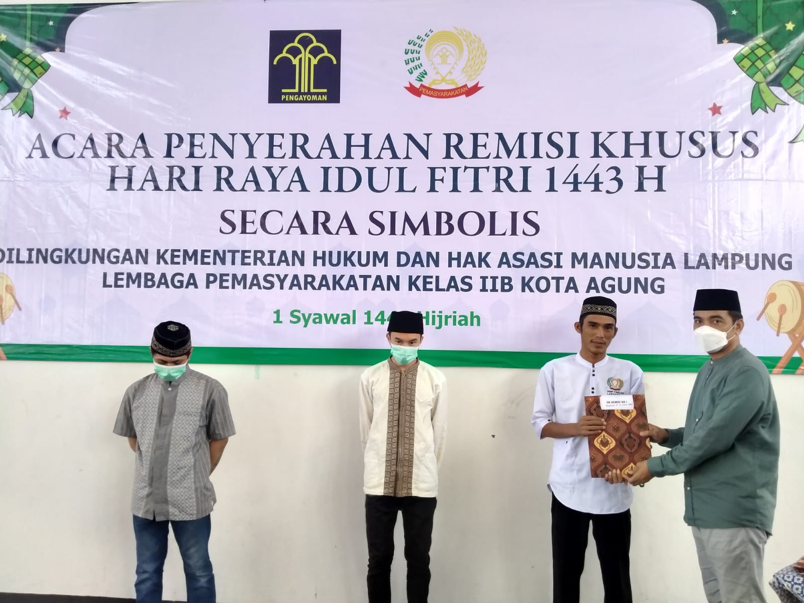 262 Napi Lapas Kotaagung Dapat Remisi Idul Fitri