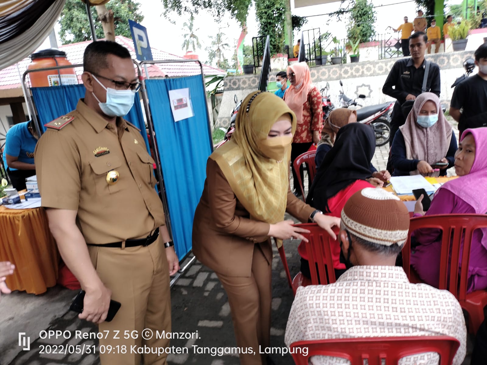 Bupati, Wabup dan Sekda Monitoring Gebyar Vaksinasi