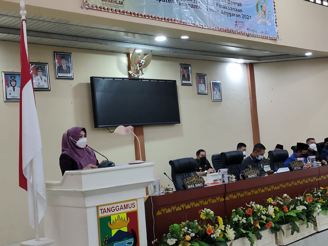 Bupati Sampaikan Pelaksanaan APBD 2021