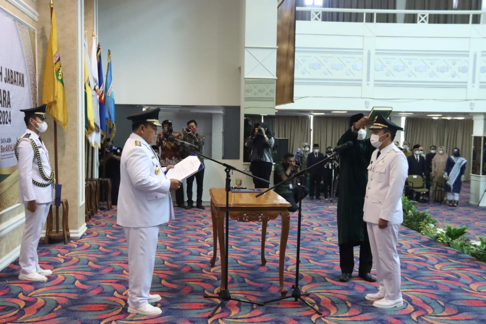 Gubernur Arinal Djunaidi Mengukuhkan dan Melantik Wakil Bupati Lampung Utara, Sisa Masa Jabatan 2019-2024
