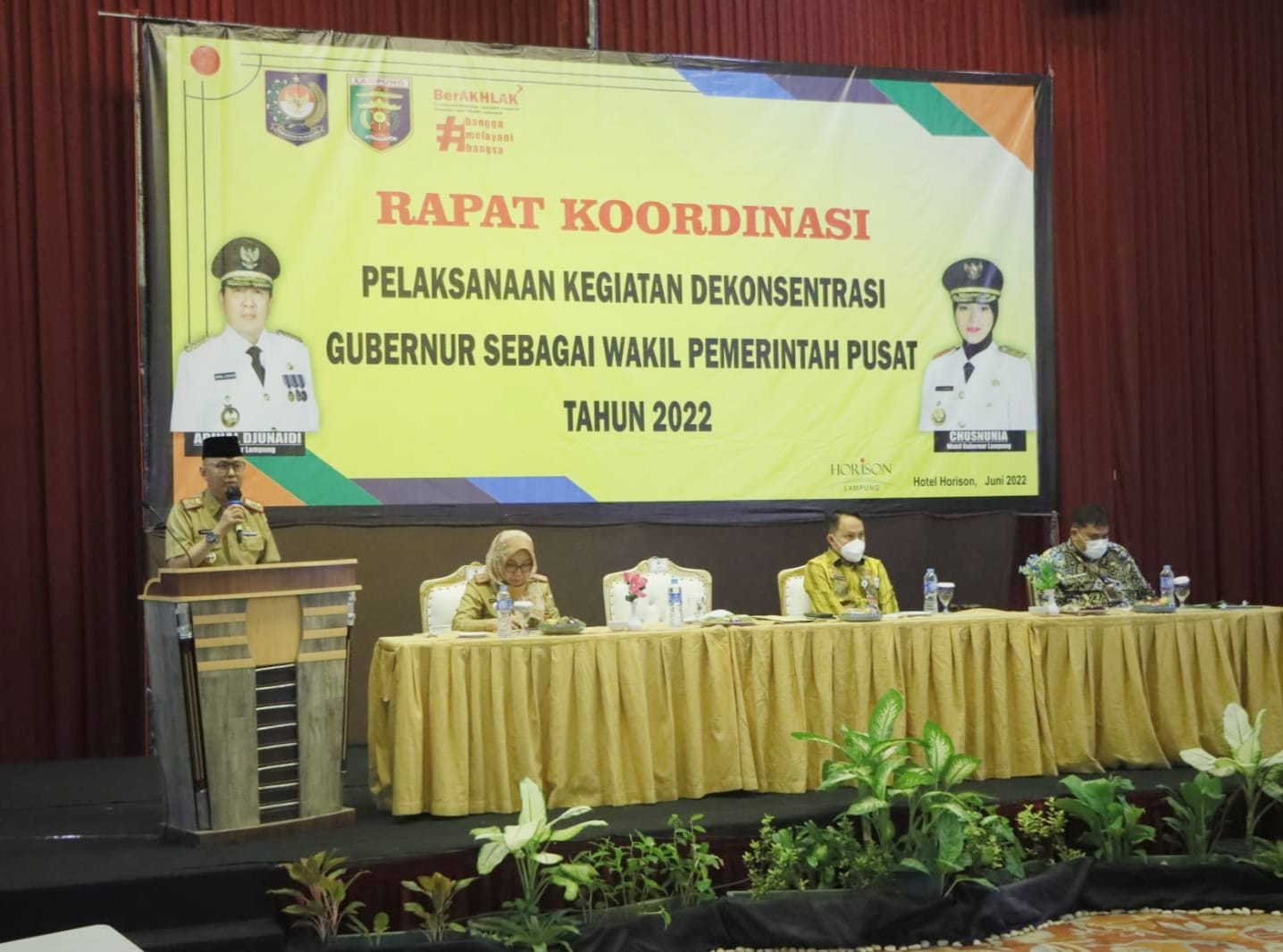 Pemprov Lampung Gelar Rakor Pelaksanaan Kegiatan Dekonsentrasi Gubernur sebagai Wakil Pemerintah Pusat Tahun 2