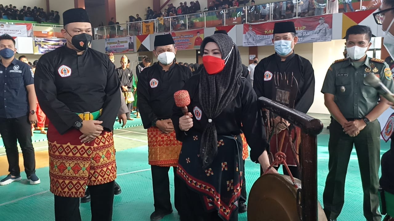 Bupati Tanggamus Buka Kejuaraan Pencak Silat Kapolres Cup