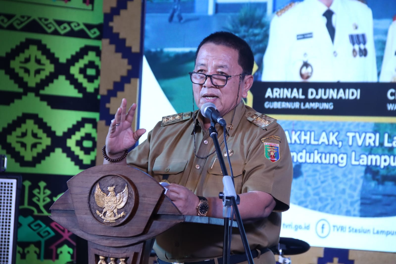 Gubernur Arinal Mengajak Masyarakat Mulai Beralih ke Siaran Televisi Digital