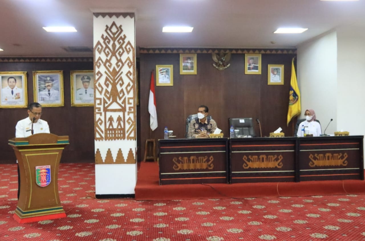 Pemprov Lampung Menggelar Supervisi Penyusunan Peraturan dan Monitoring Evaluasi Penerapan Nilai Dasar, Kode E