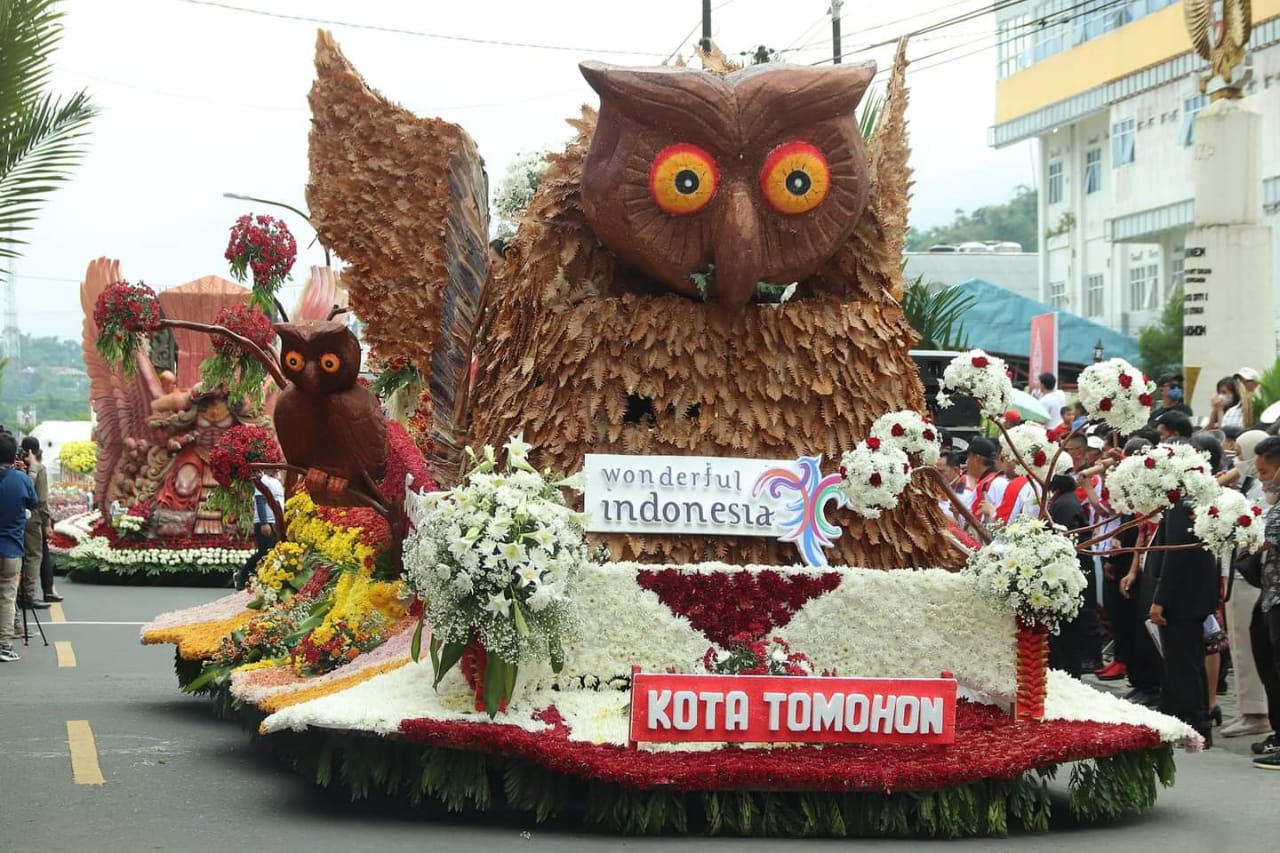 Perhelatan Tomohon International Flower Festival 2022 Sukses Digelar