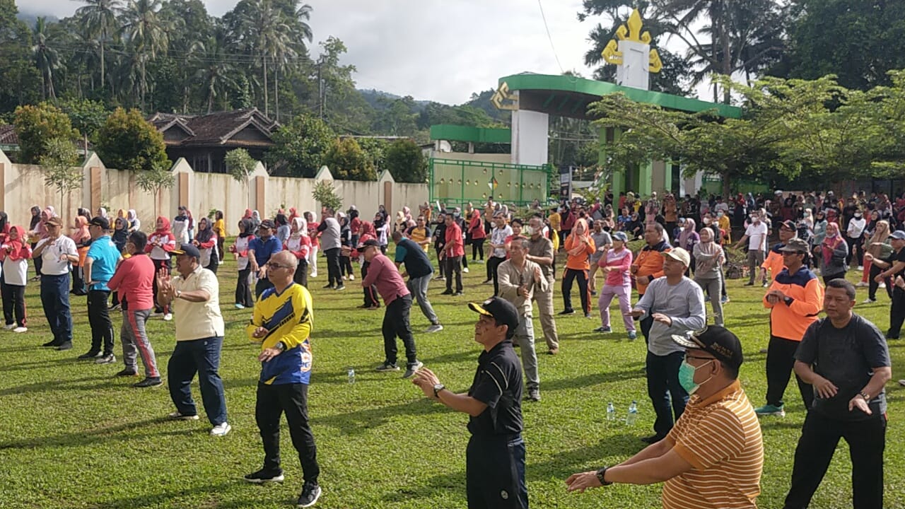 Peringati Haornas, Pemkab Gelar Senam Bersama