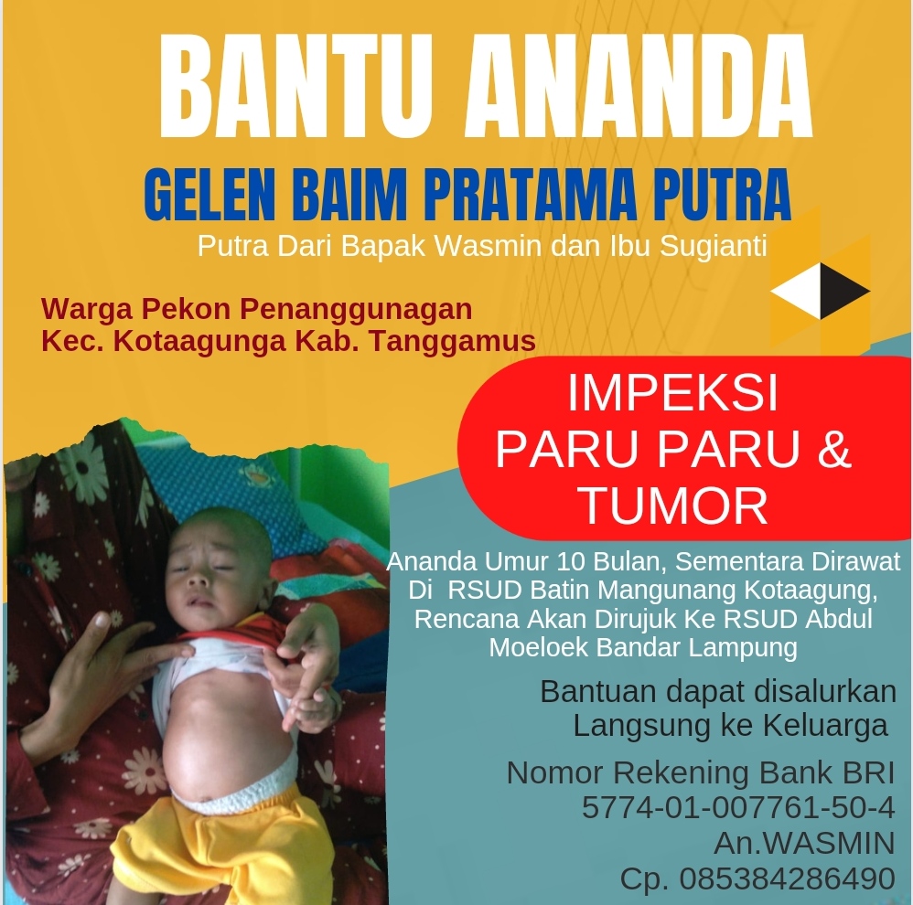 Bupati Segera Fasilitasi Pengobatan Galen, Bayi Penderita Infeksi Paru-paru