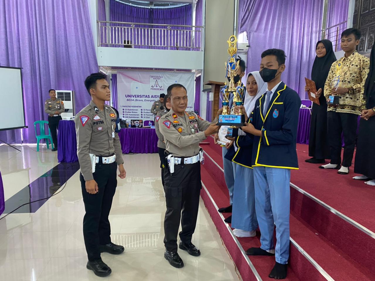 Lantas Polres Pringsewu Gelar Lomba Cerdas Cermat