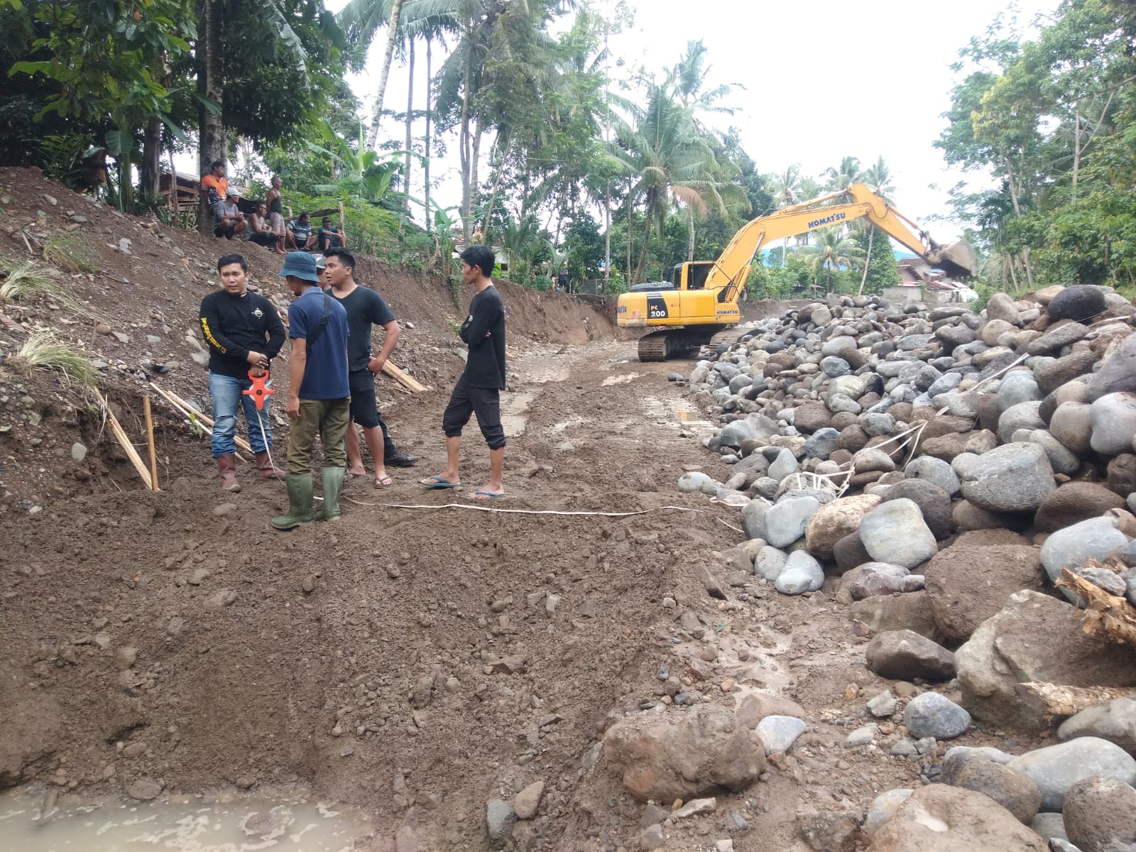 Cegah Banjir, Sungai Sedayu Dinormalisasi dan Bronjong