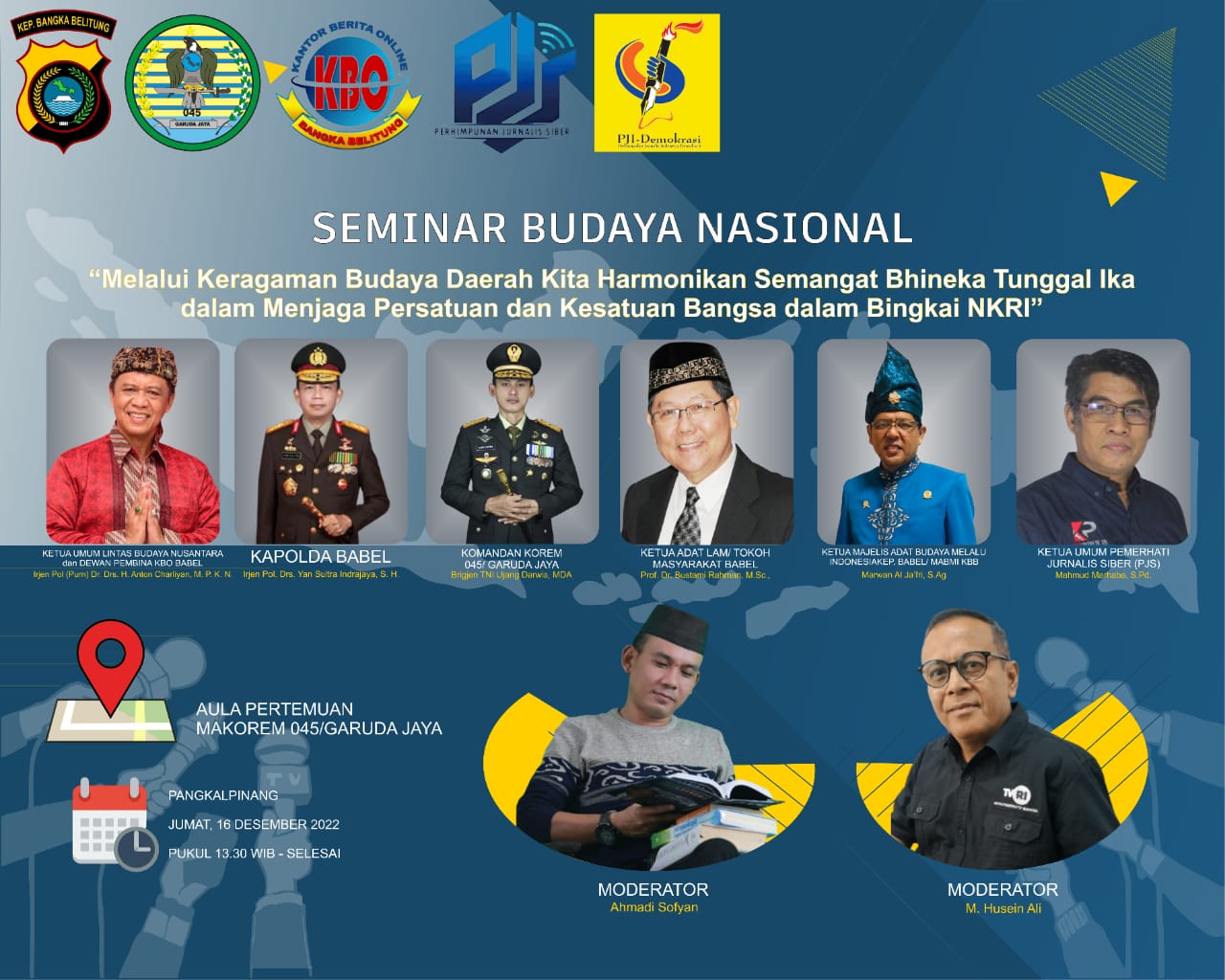 KBO dan PJS Babel Gelar Seminar Budaya Nasional