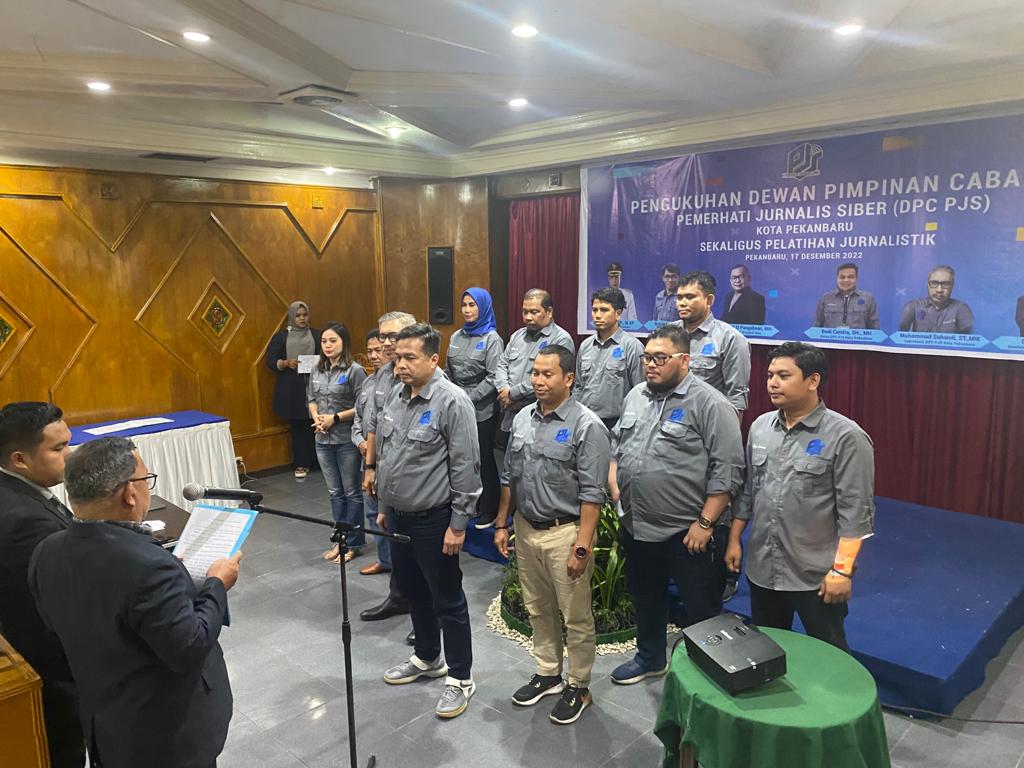 DPC PJS Pekanbaru Resmi Dikukuhkan