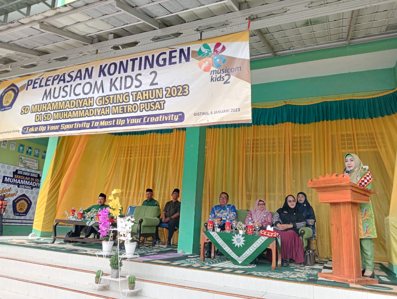 Bupati Lepas Kontingen Musicom Kids