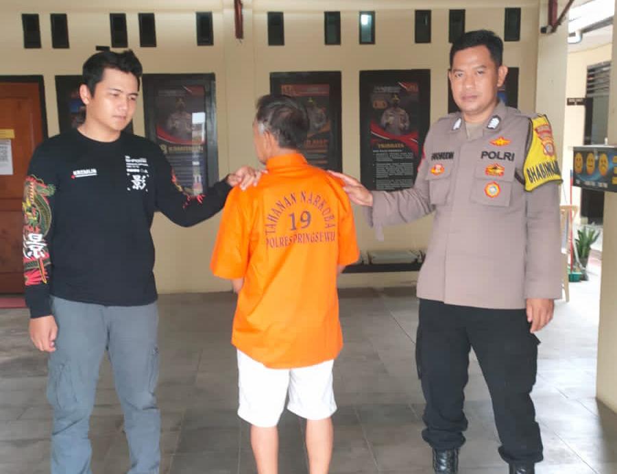 Berkedok Gadai Kendaraan, Seorang Lansia Diamankan Polres Pringsewu