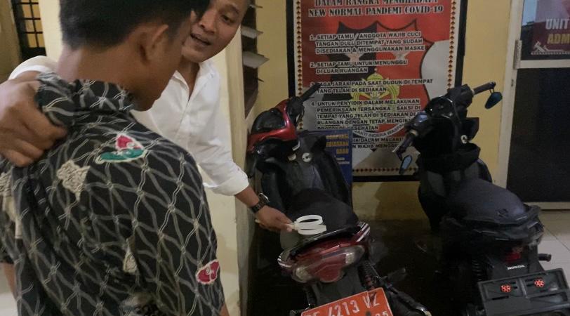 Motor Curian Abis Bensin, 1 Pelaku Curanmor Akhirnya Tertangkap